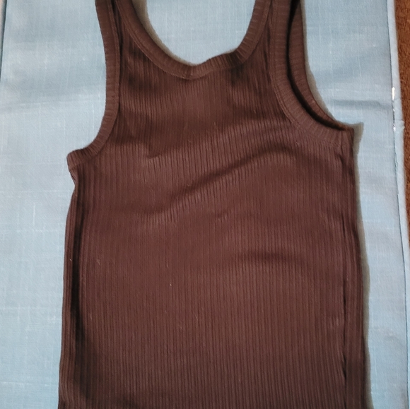 🥂🌟XS black ribbed racerback tank top - Picture 4 of 7
